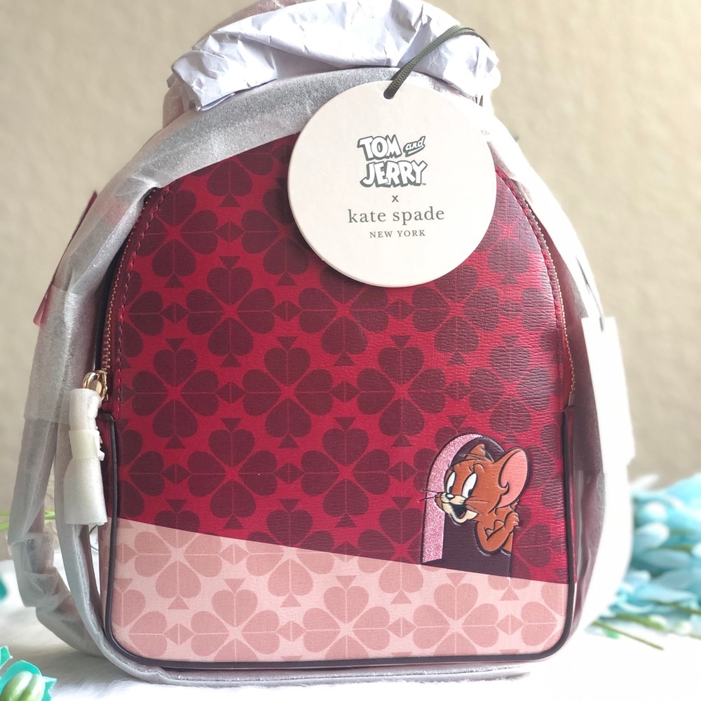 Kate Spade♠️Tom & Jerry Convertible Backpack - Picture 5 of 8